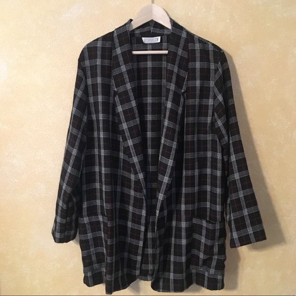 Studio C Jackets & Blazers - Studio C II Classic Collection Plaid Blazer